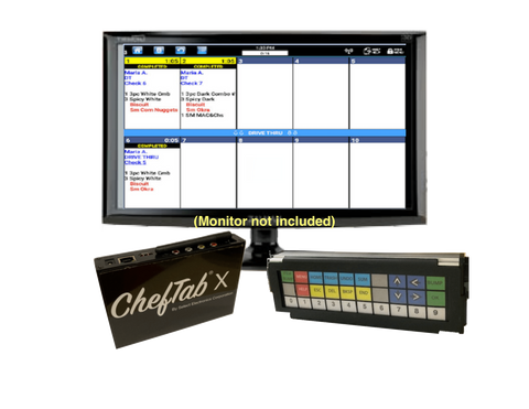 ChefTab® X<br>Bump Bar Version<br><font color="red">(Monitor not included)</font>