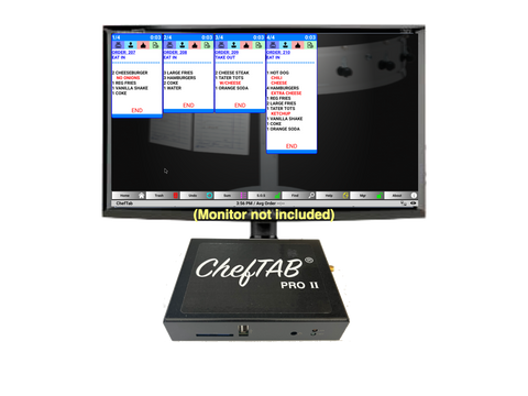 ChefTab Pro II Touchscreen Version<br><bold><font color = "red">2 YR WARRANTY INCL</font></bold>